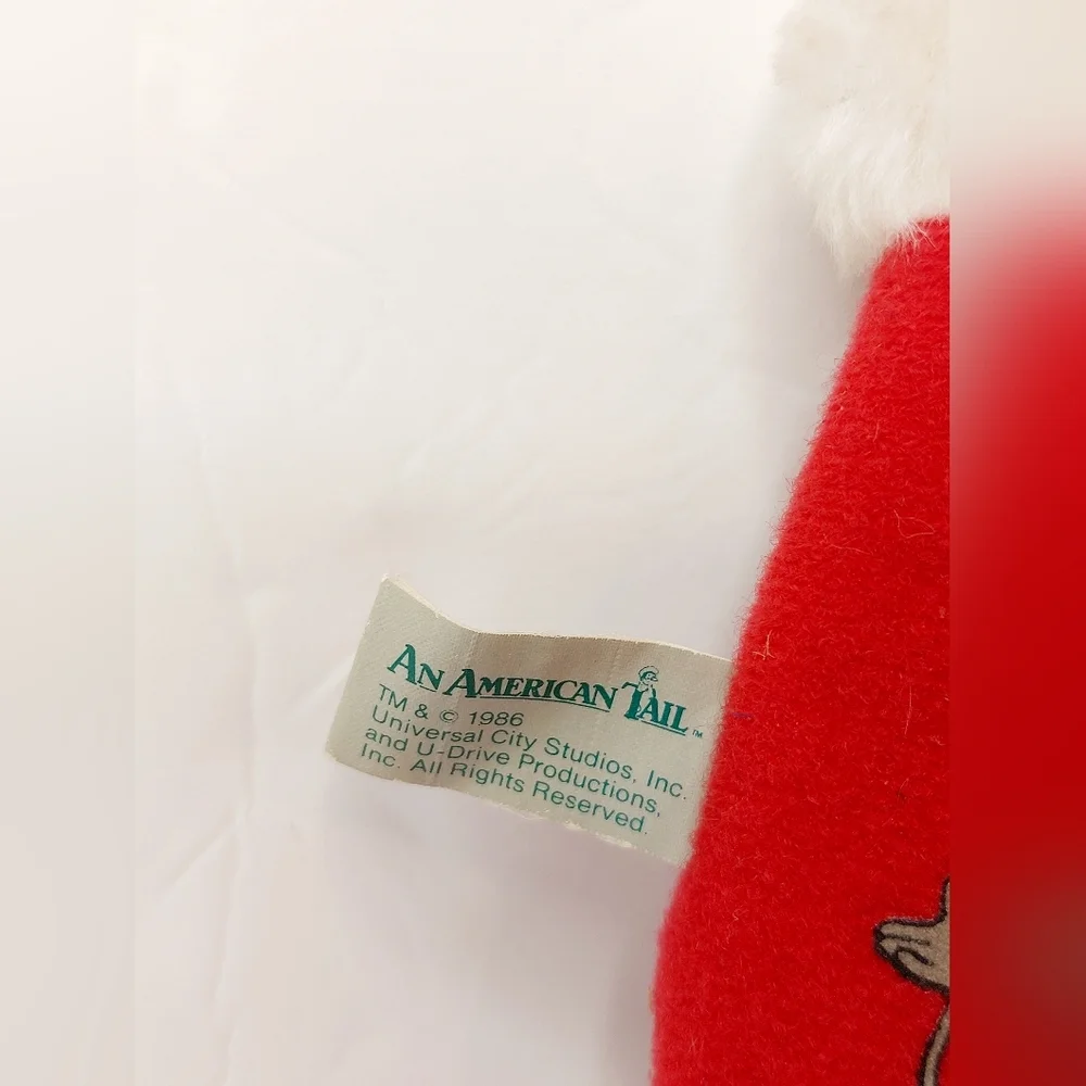 Vintage McDonalds/ Sears 1986 An American Tail Fieval Miniature Stocking‎